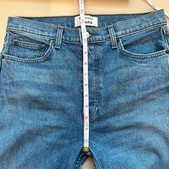 Reformation Serena High Skinny Denim Jean in Color Maya Size 29 High Rise - Picture 13 of 15